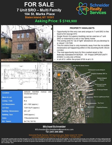 104 Saint Marks Pl, Staten Island, NY for sale - Primary Photo - Image 1 of 1