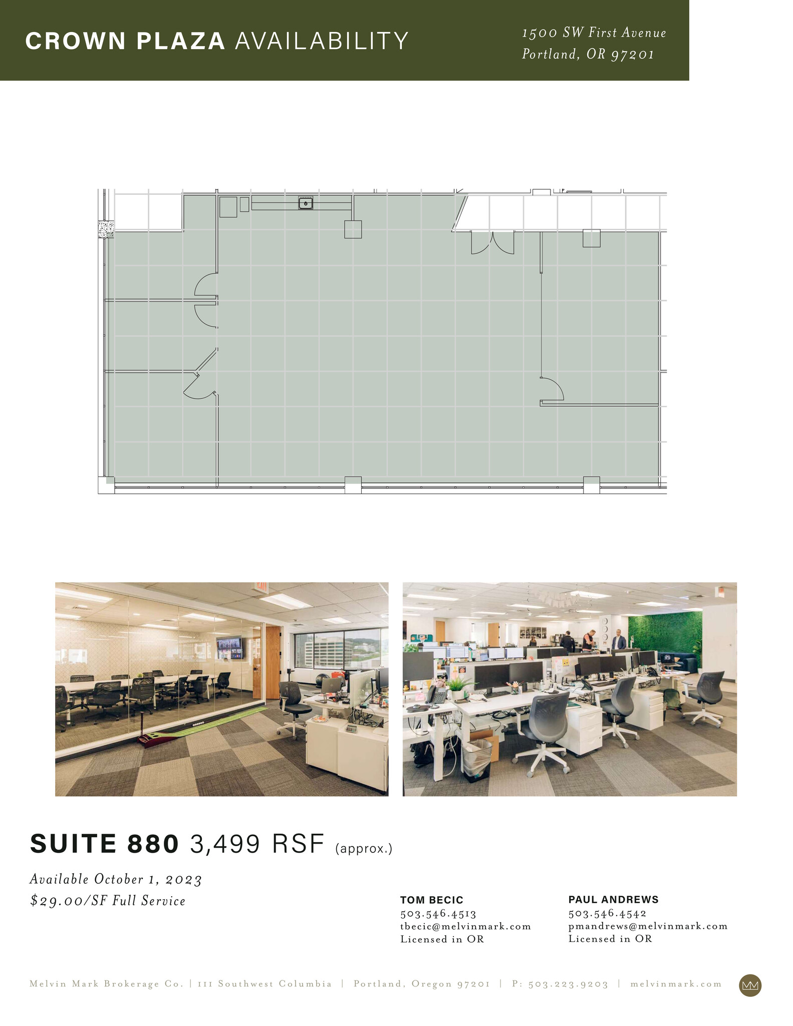 1500 SW 1st Ave, Portland, OR for lease Site Plan- Image 1 of 1