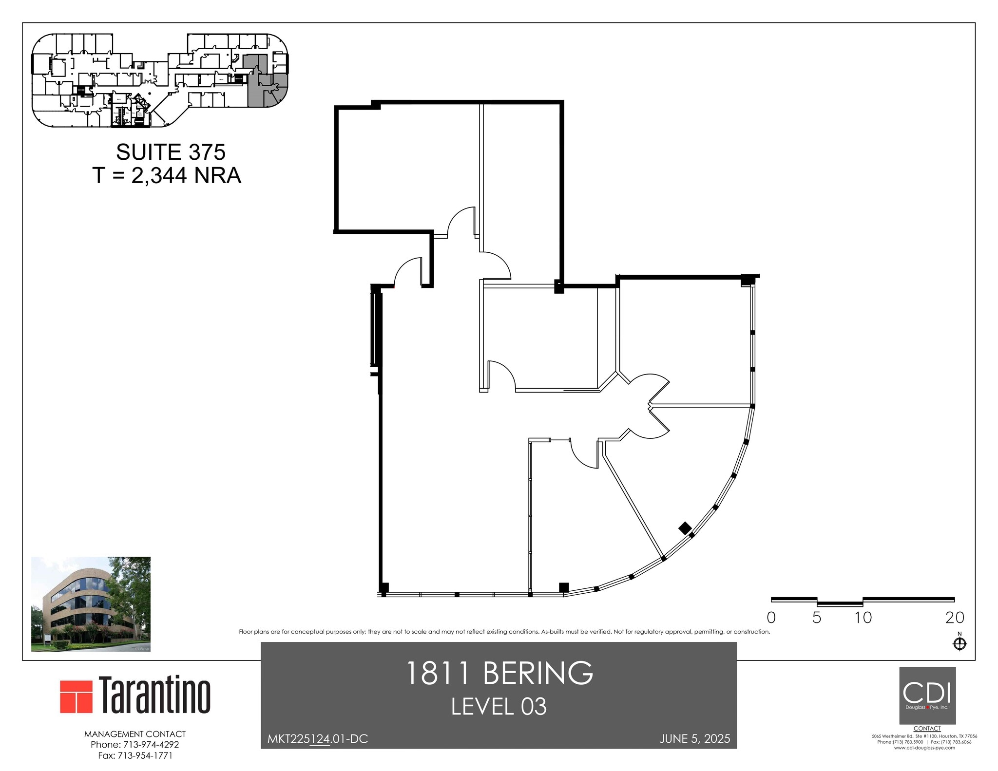 1811 Bering Dr, Houston, TX for lease Site Plan- Image 1 of 1