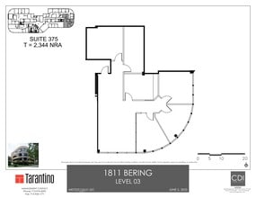 1811 Bering Dr, Houston, TX for lease Site Plan- Image 1 of 1