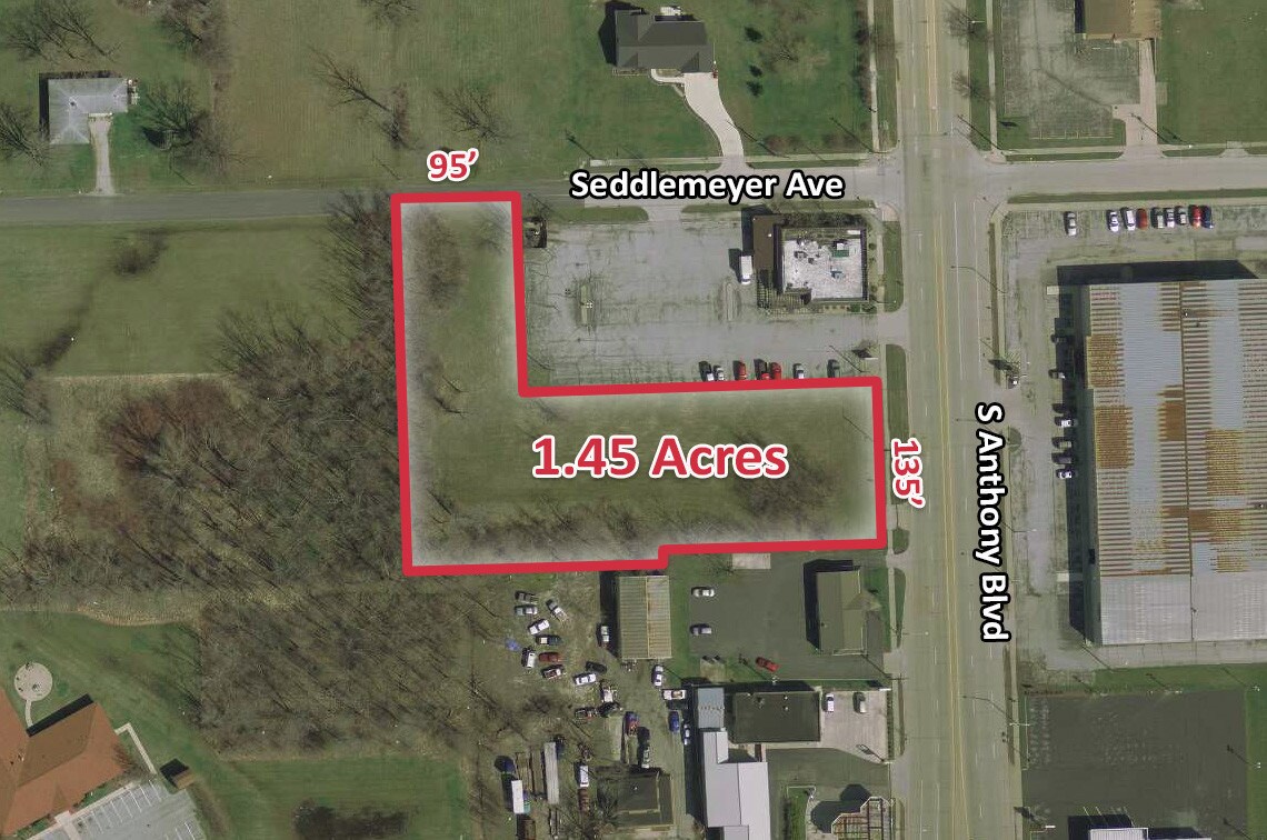 7102 S Anthony Blvd, Fort Wayne, IN for sale Aerial- Image 1 of 1