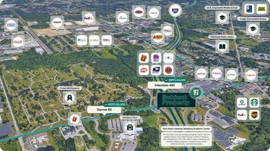 8775 Darrow Rd, Twinsburg, OH - AERIAL map view