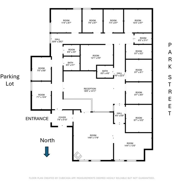 73 Park St, Montclair, NJ for lease - Floor Plan - Image 2 of 3