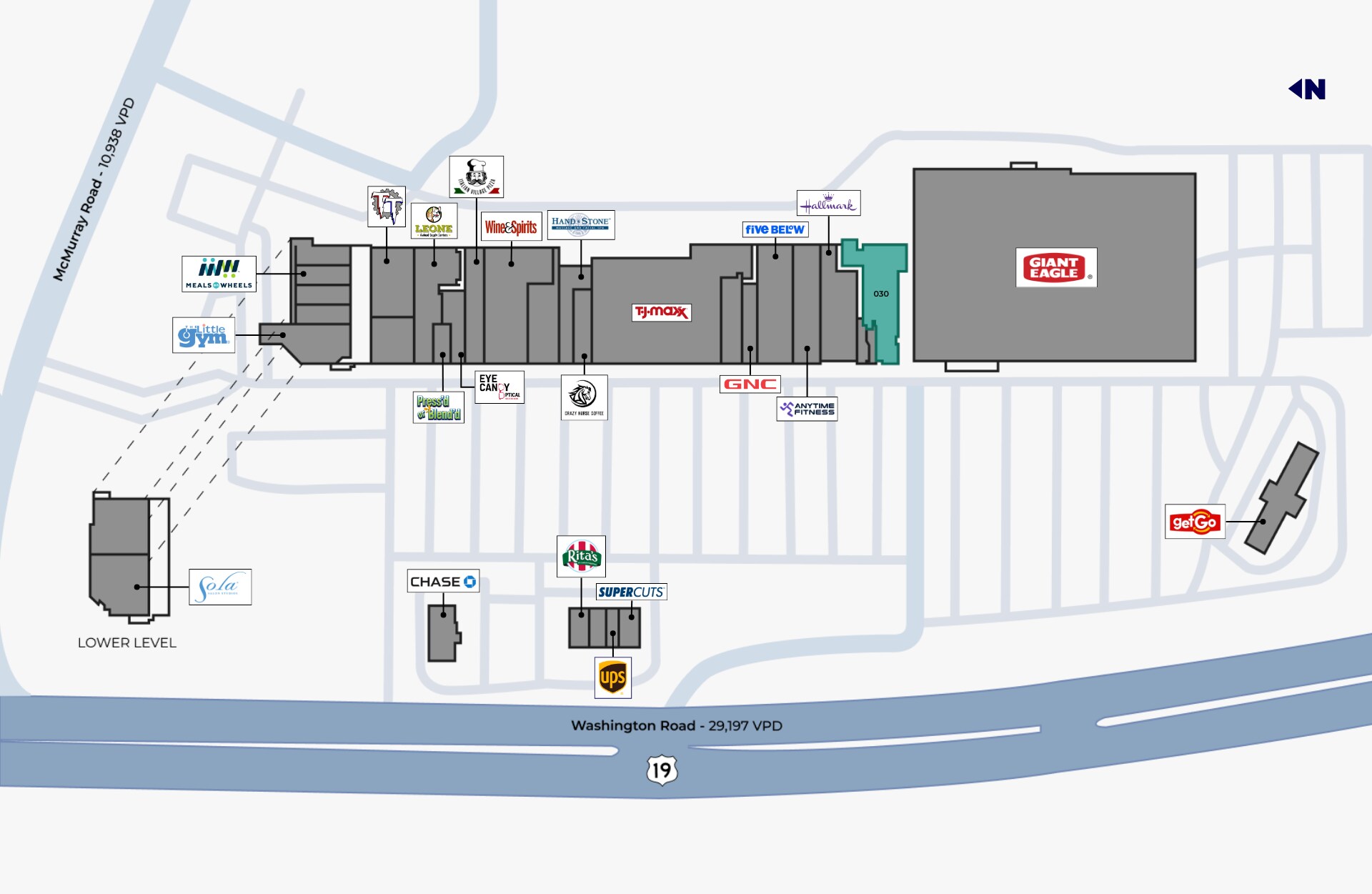 3909-4007 Washington Rd, McMurray, PA for lease Interior Photo- Image 1 of 1