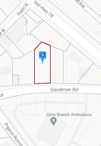 9200 Goodman Rd, Olive Branch, MS for lease - Plat Map - Image 3 of 4