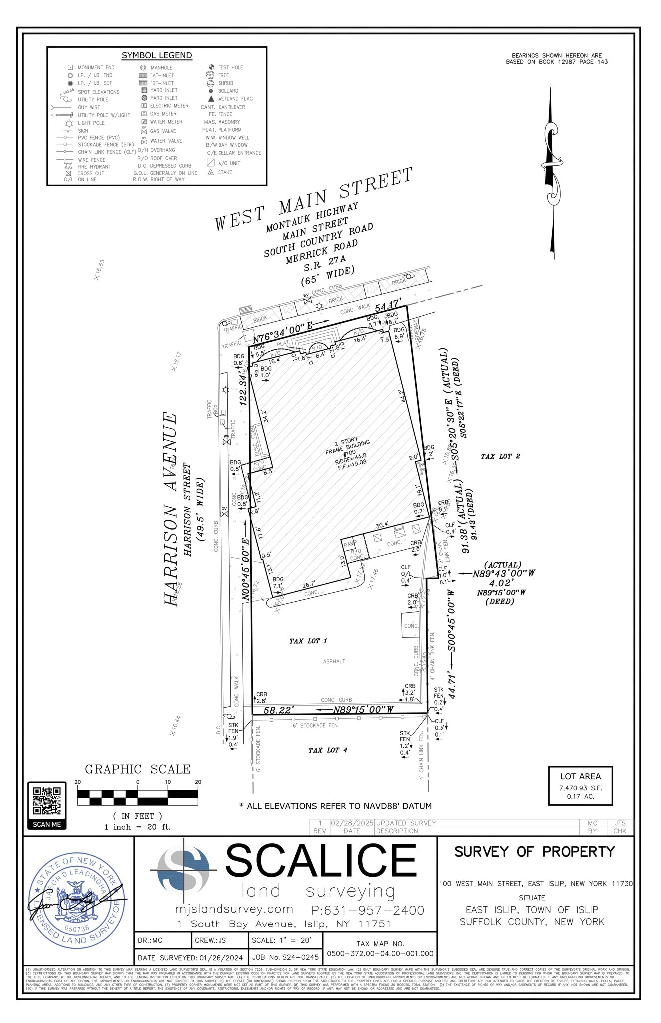 100 W Main St, East Islip, NY for lease Site Plan- Image 1 of 1