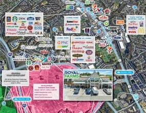 6901 Van Dusen Rd, Laurel, MD - AERIAL  map view