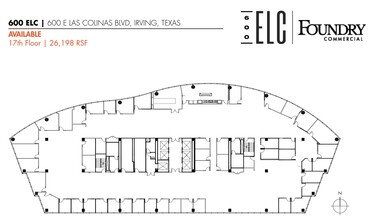 600 E Las Colinas Blvd, Irving, TX for lease Floor Plan- Image 1 of 1