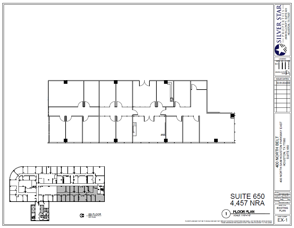 400 N Sam Houston Pky E, Houston, TX for lease Floor Plan- Image 1 of 1