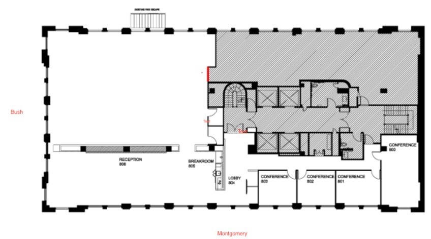 115 Sansome St, San Francisco, CA for lease Floor Plan- Image 1 of 2