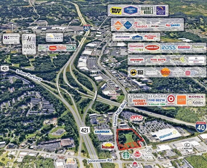 Hanes Mall Blvd, Winston-Salem, NC for sale - Building Photo - Image 1 of 3
