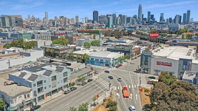 1112 Bryant St, San Francisco, CA - AERIAL map view