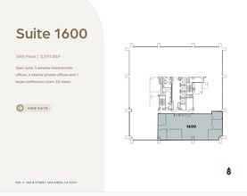 600 B St, San Diego, CA for lease Floor Plan- Image 1 of 1