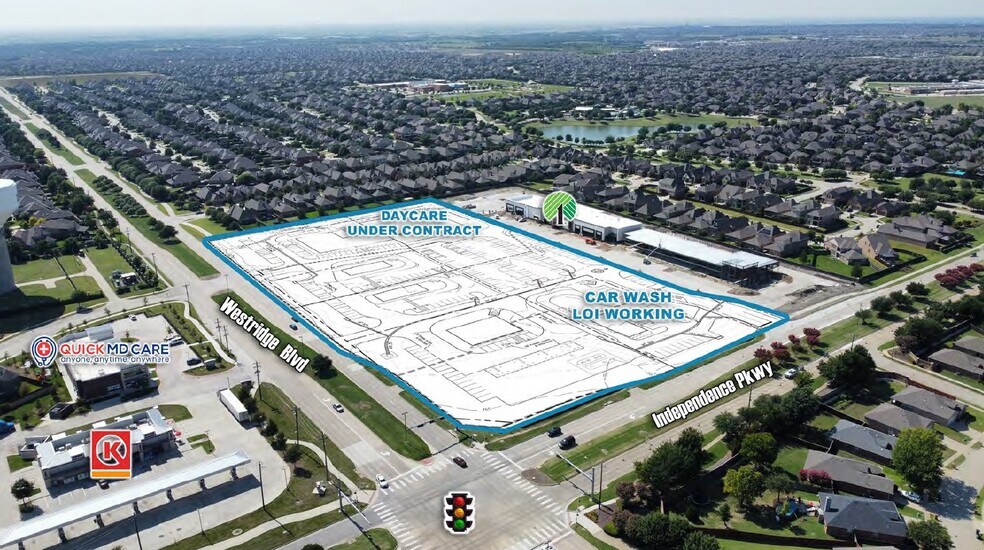 NWC Independence and Westridge Blvd, McKinney, TX for sale - Site Plan - Image 1 of 5