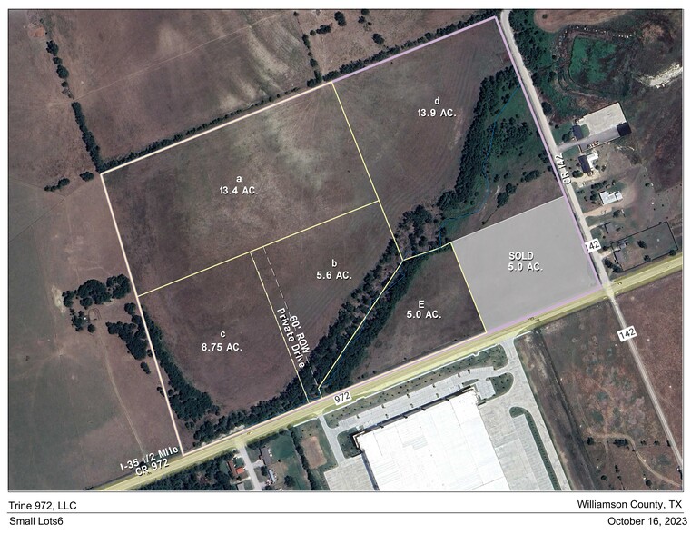 County Road 972, Georgetown, TX for sale - Site Plan - Image 2 of 2