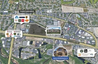 868 E Riverside Dr, Eagle, ID - AERIAL  map view