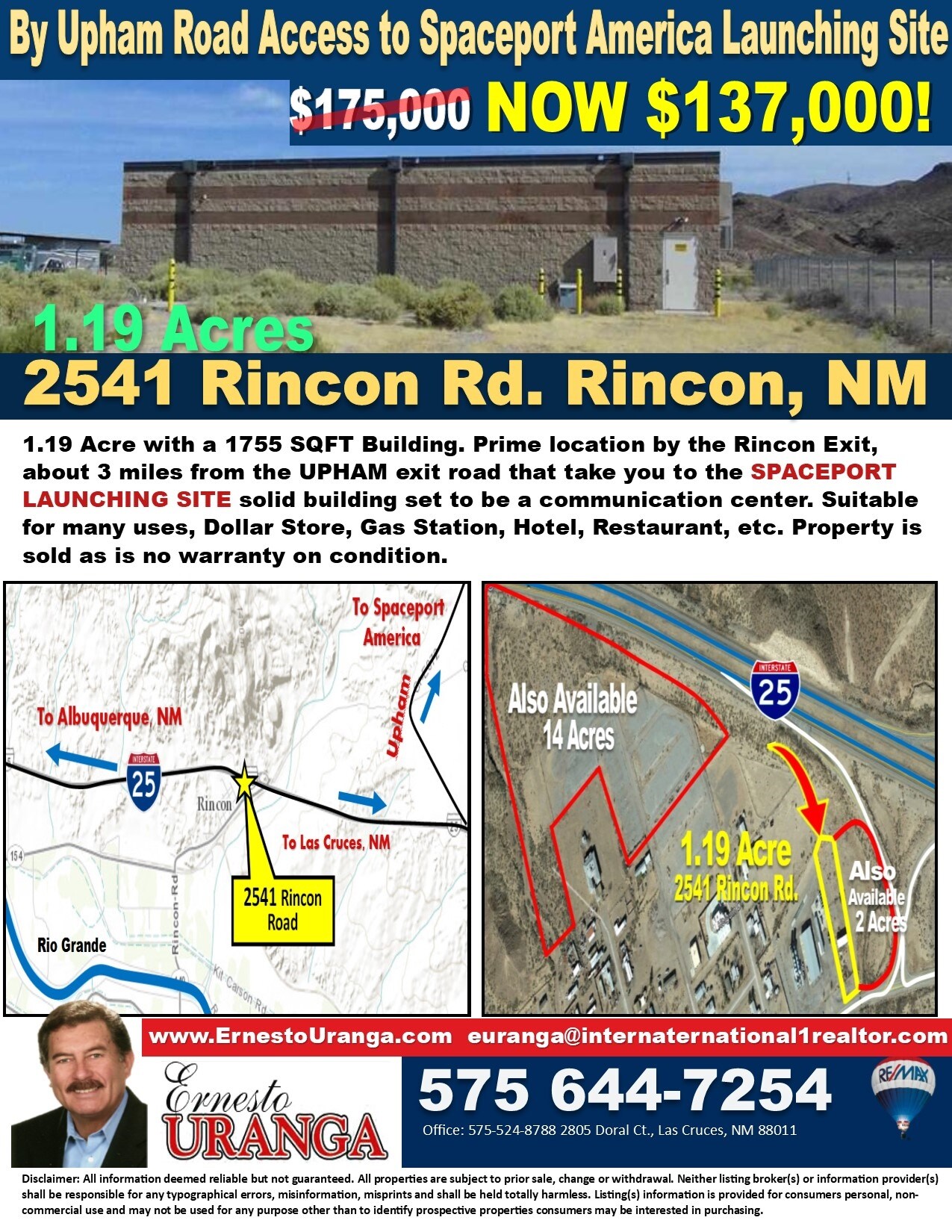 2541 Rincon Rd, Rincon, NM for sale Building Photo- Image 1 of 1