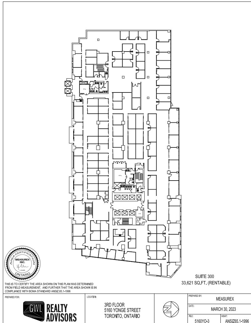 5150-5160 Yonge St, Toronto, ON for lease Floor Plan- Image 1 of 1