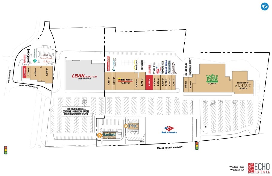 10574-10650 Perry Hwy, Wexford, PA for lease - Site Plan - Image 1 of 21