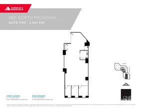 980 N Michigan Ave, Chicago, IL for lease Floor Plan- Image 1 of 1