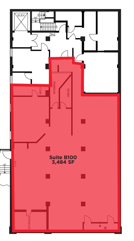 822 11th Ave SW, Calgary, AB for lease Floor Plan- Image 1 of 1