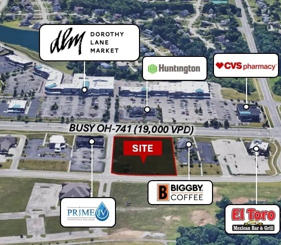 Gardner Rd, Springboro, OH for lease - Aerial - Image 3 of 4