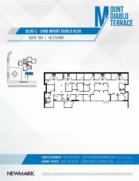 3470 Mt Diablo Blvd, Lafayette, CA for lease Floor Plan- Image 1 of 1