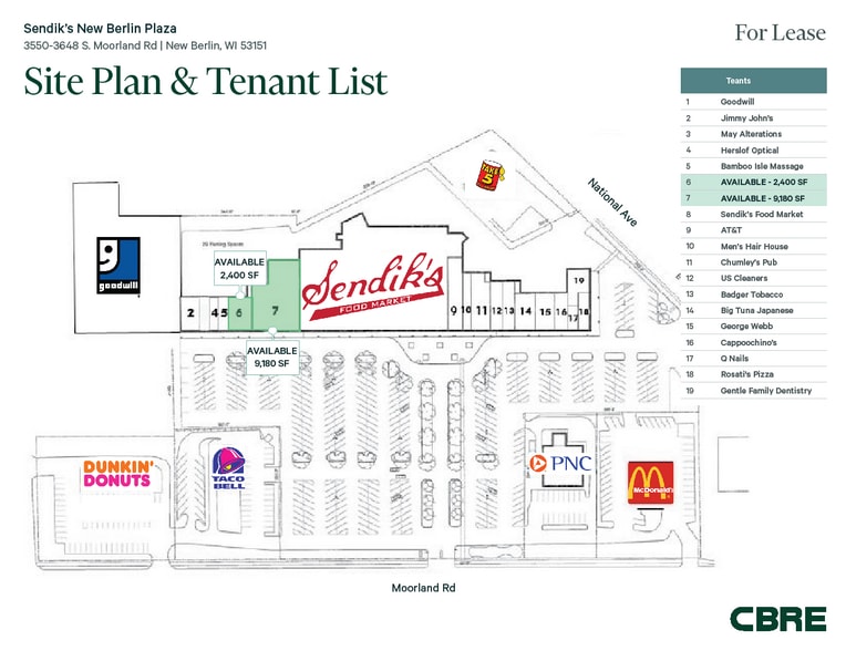 3550-3636 S Moorland Rd, New Berlin, WI for lease - Building Photo - Image 2 of 5