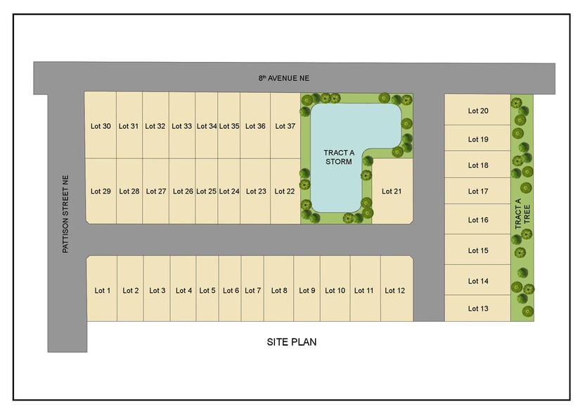 604 Pattison St NE, Olympia, WA for sale - Plat Map - Image 1 of 1