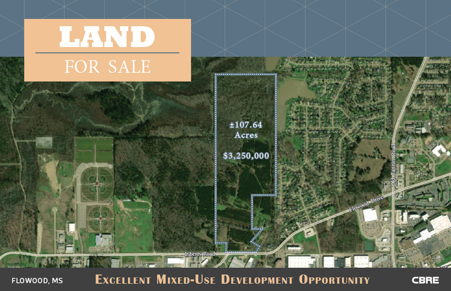 0000 Liberty Rd, Flowood, MS for sale - Aerial - Image 1 of 1