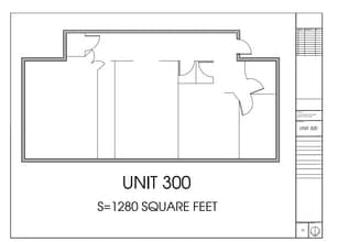 1315 Finch Ave W, Toronto, ON for lease Floor Plan- Image 2 of 2