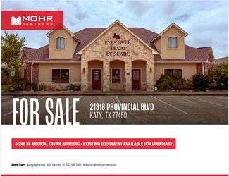 More details for 21318 Provincial Blvd, Katy, TX - Office for Sale