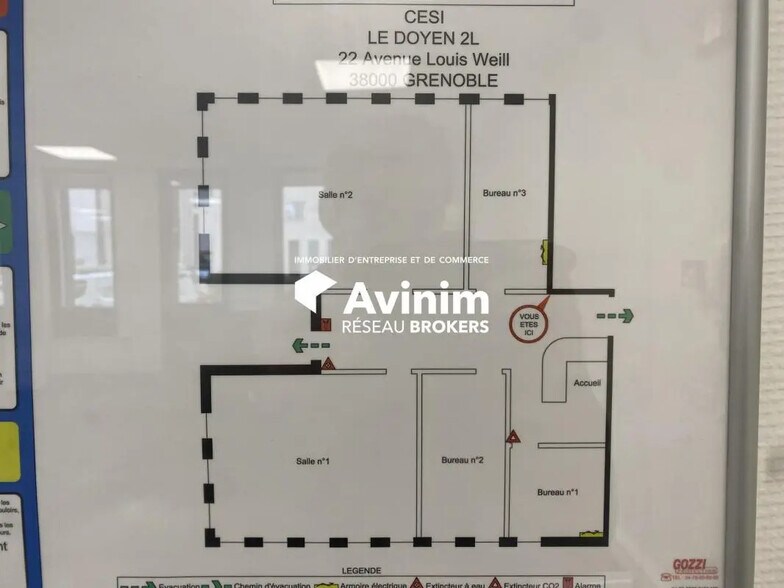 Office in Grenoble for lease - Floor Plan - Image 2 of 5