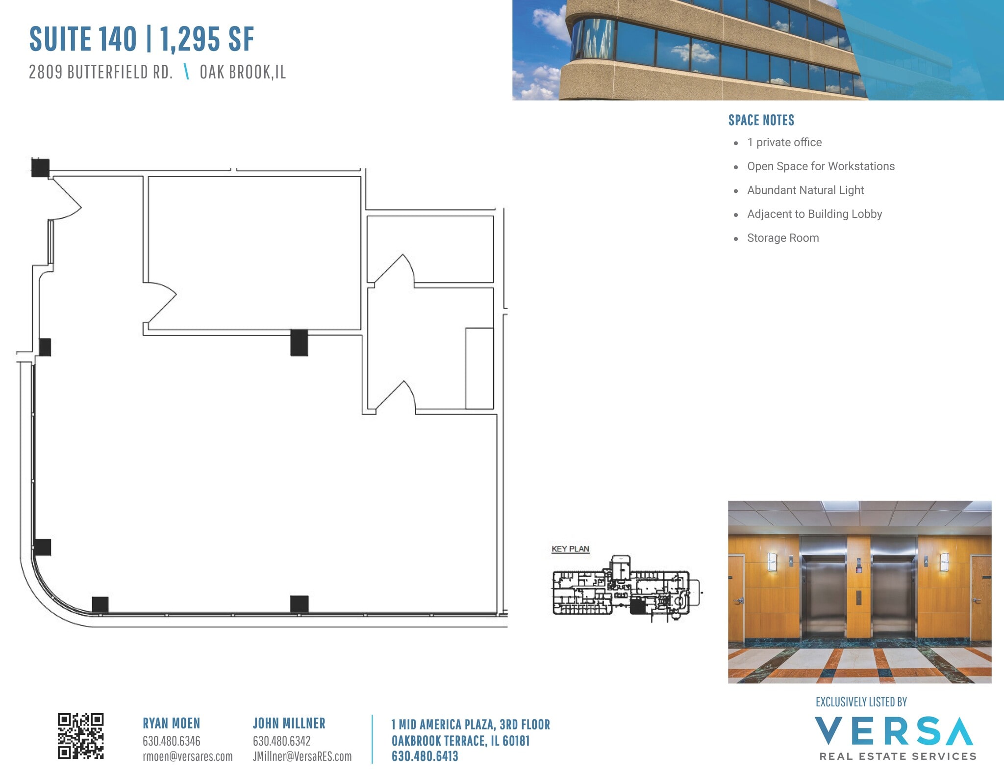2707 Butterfield Rd, Oak Brook, IL for lease Floor Plan- Image 1 of 1