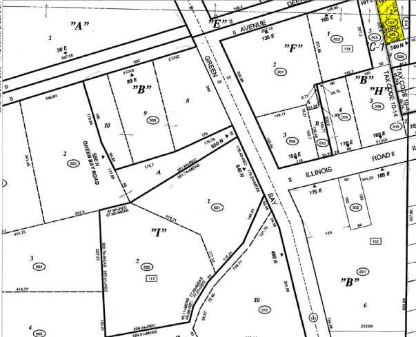 191 E Deerpath Rd, Lake Forest, IL for lease - Plat Map - Image 2 of 3