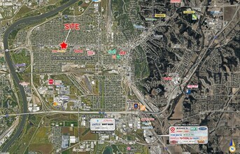 2729 W Broadway St, Council Bluffs, IA - AERIAL  map view - Image1