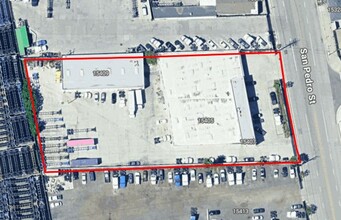 15401-15405 S San Pedro St, Gardena, CA - aerial  map view