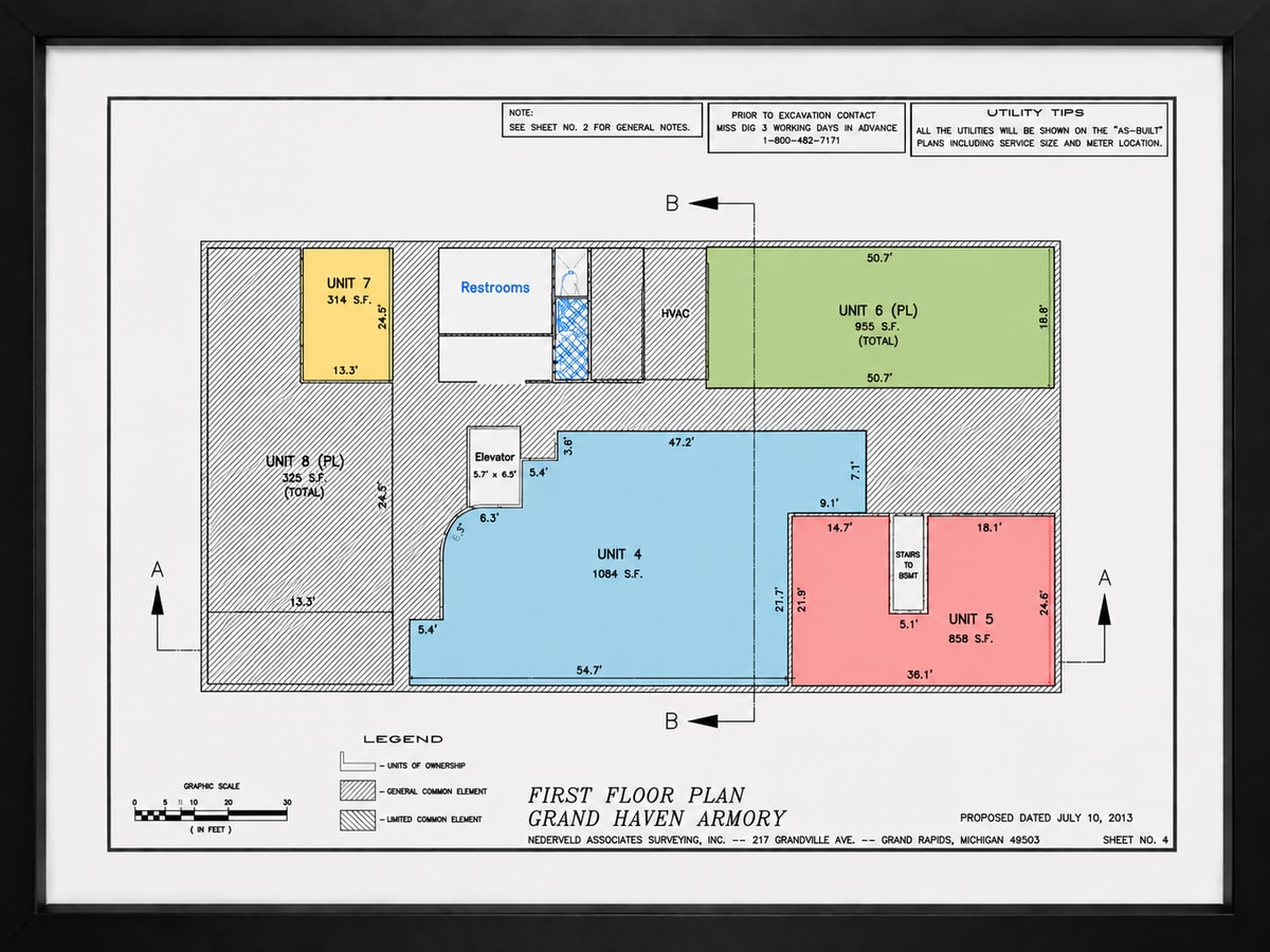 17 S 2nd St, Grand Haven, MI 49417 - Unit 6 - - Floor Plan - Image 1 of 11