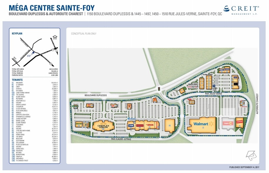 1470 Av Jules-Verne, Québec, QC for lease - Site Plan - Image 1 of 1