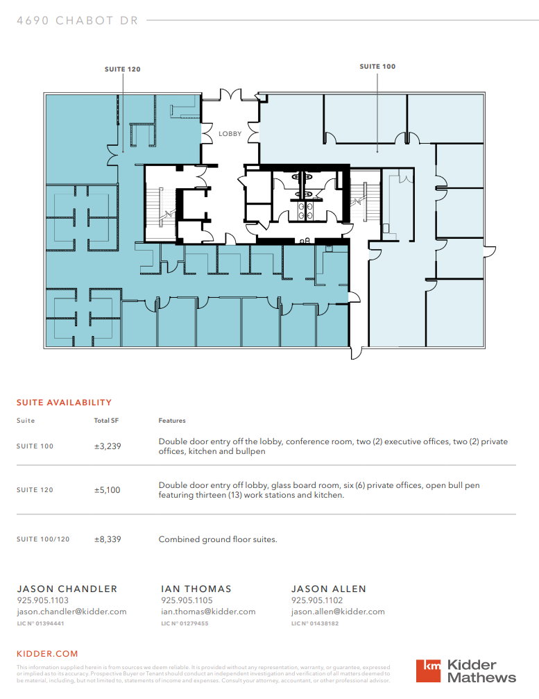 4690 Chabot Dr, Pleasanton, CA for lease Floor Plan- Image 1 of 1