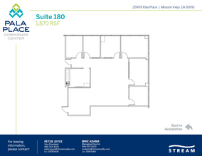 25909 Pala Pl, Mission Viejo, CA for lease Floor Plan- Image 1 of 1