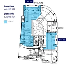 1655 N Main St, Walnut Creek, CA for lease Floor Plan- Image 1 of 1