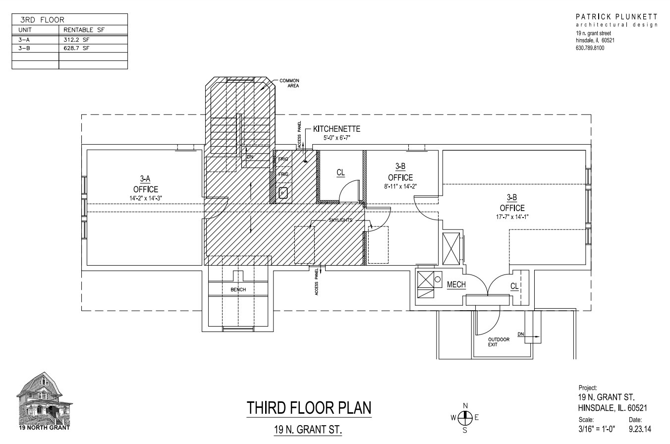 19 N Grant St, Hinsdale, IL for lease Floor Plan- Image 1 of 1