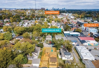 1209 Dallas Ave, Nashville, TN - AERIAL  map view