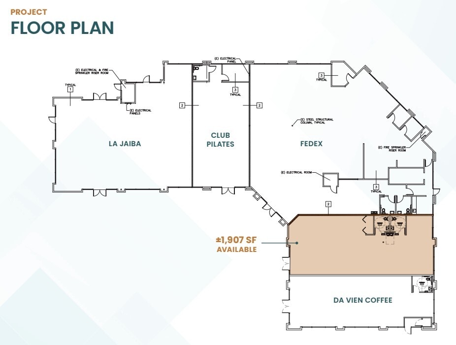 10-130 E Hamilton Ave, Campbell, CA for lease Floor Plan- Image 1 of 1