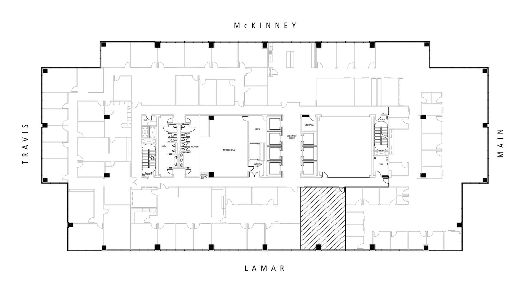 1000 Main St, Houston, TX for lease Floor Plan- Image 1 of 1