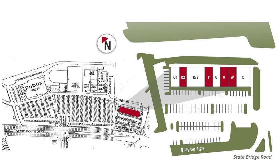 5805 State Bridge Rd, Duluth, GA for lease - Site Plan - Image 2 of 11