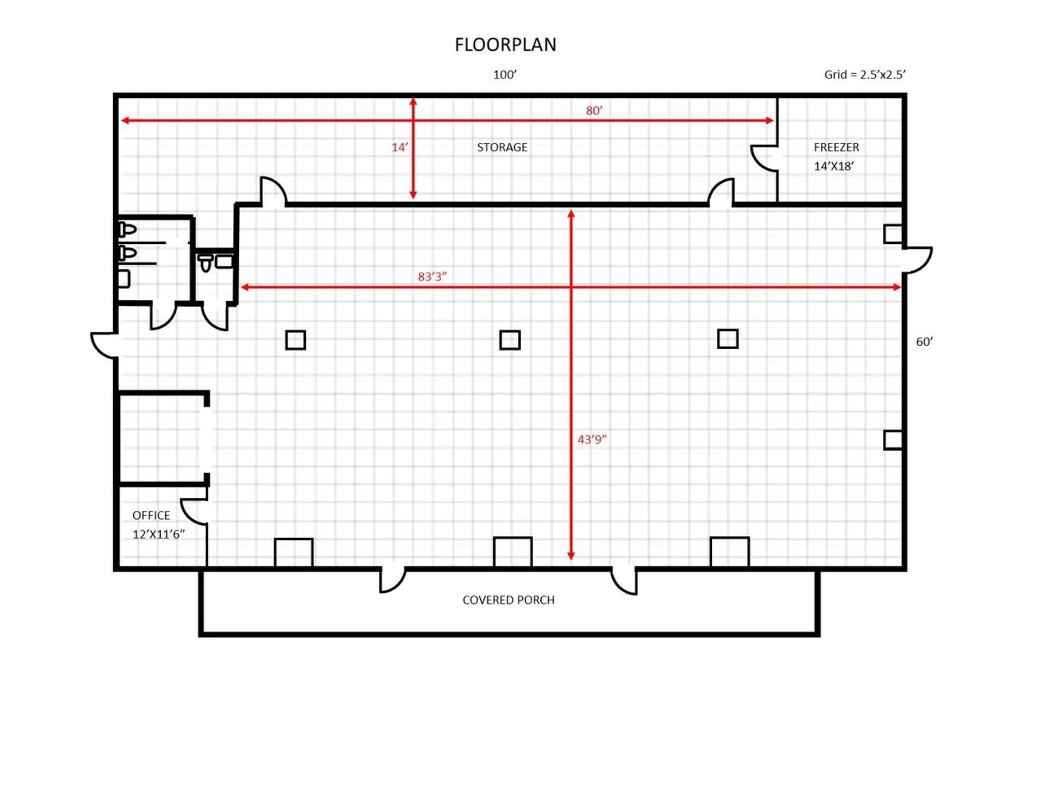 215 Old Eastwood Rd, Wilmington, NC for lease Floor Plan- Image 1 of 1