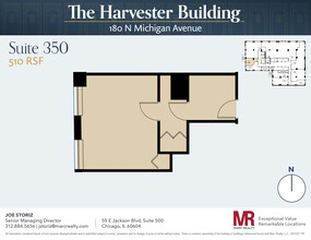 180 N Michigan Ave, Chicago, IL for lease Floor Plan- Image 1 of 4