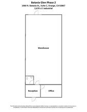 1080 N Batavia St, Orange, CA for lease Floor Plan- Image 1 of 5